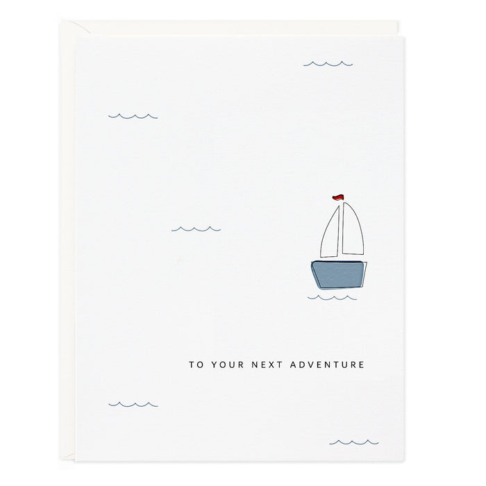 Next Adventure Sailboat Card