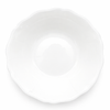 White ceramic bowl on a white background