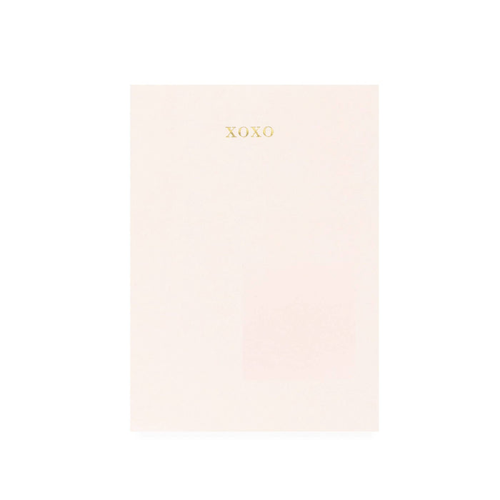 Mini Notepad, Pink xoxo