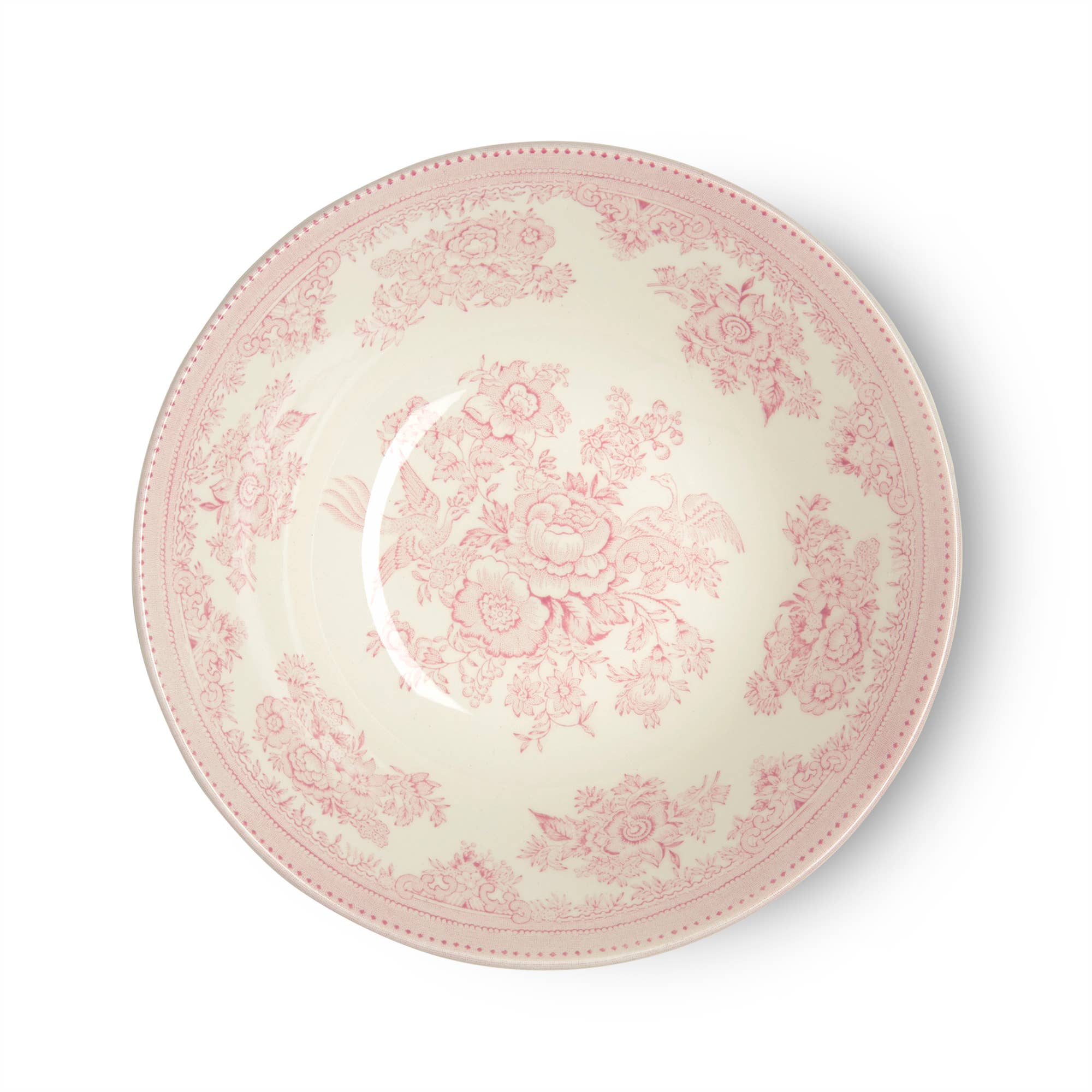 Pink Asiatic Pheasants Small Plate - 7"