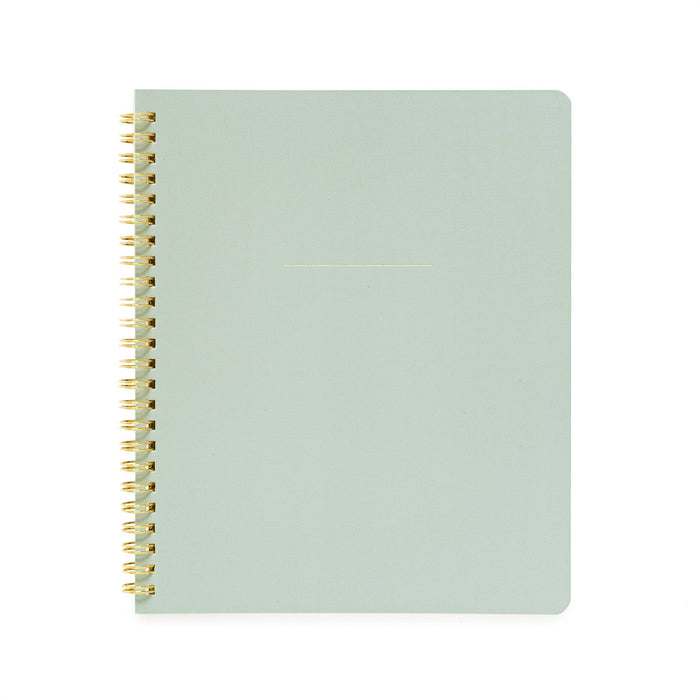 Office Green Spiral Notebook